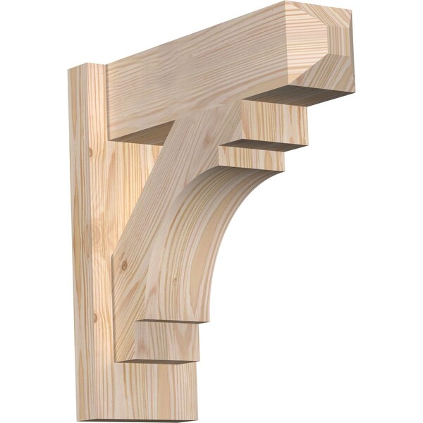 Ekena Millwork Merced Smooth Craftsman Outlooker, Douglas Fir, 5 1/2"W x 16"D x 16"H OUT06X16X16MRC04SDF - main